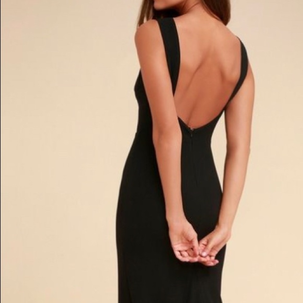 Floor length backless Prom gown - elegant